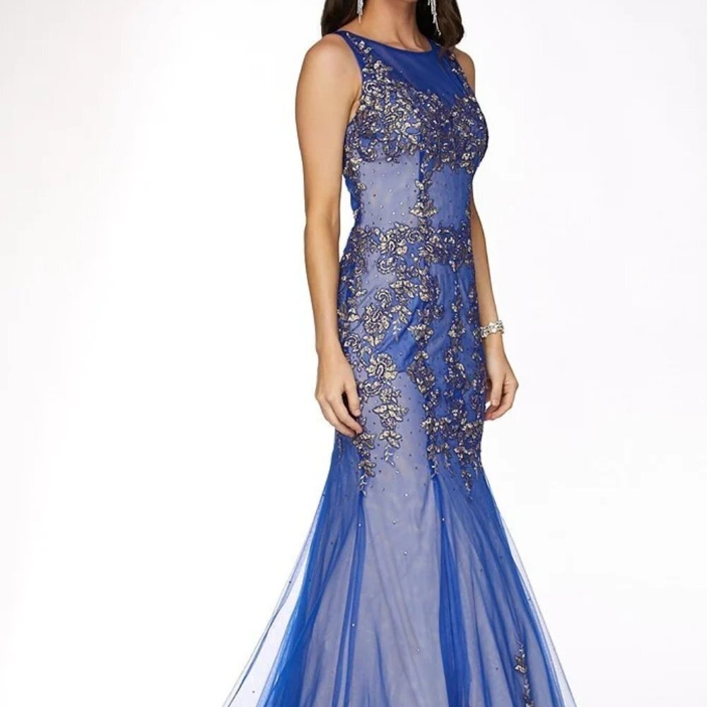 Scoop Neck Sheath Shape LAce Prom Dress JT656